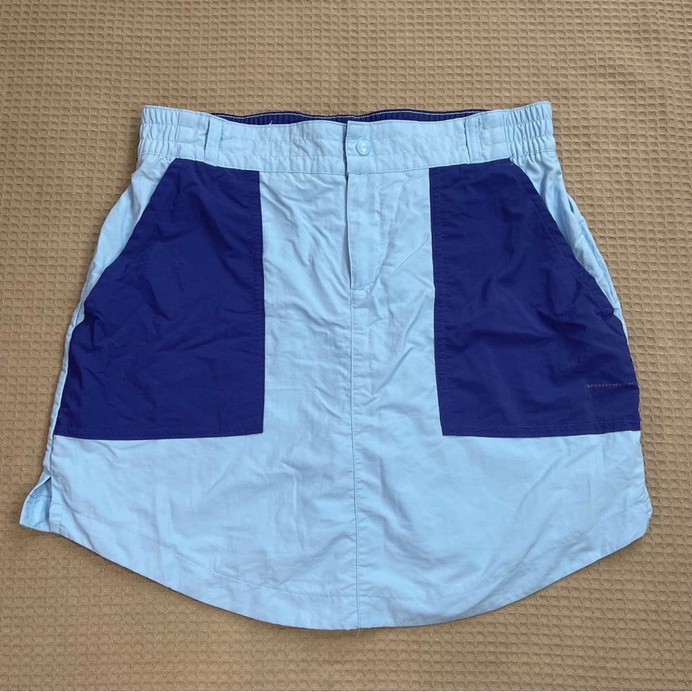 Columbia SummerDry Skort Medium Womens‎ Active Athletic Two Tone Blue